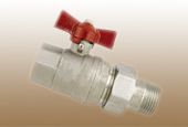 Forged brass ball valve Full flow With connector
